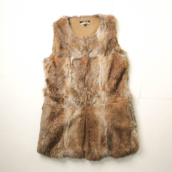 LaRok LUXE Rabbit Fur Vest - Picture 1 of 11